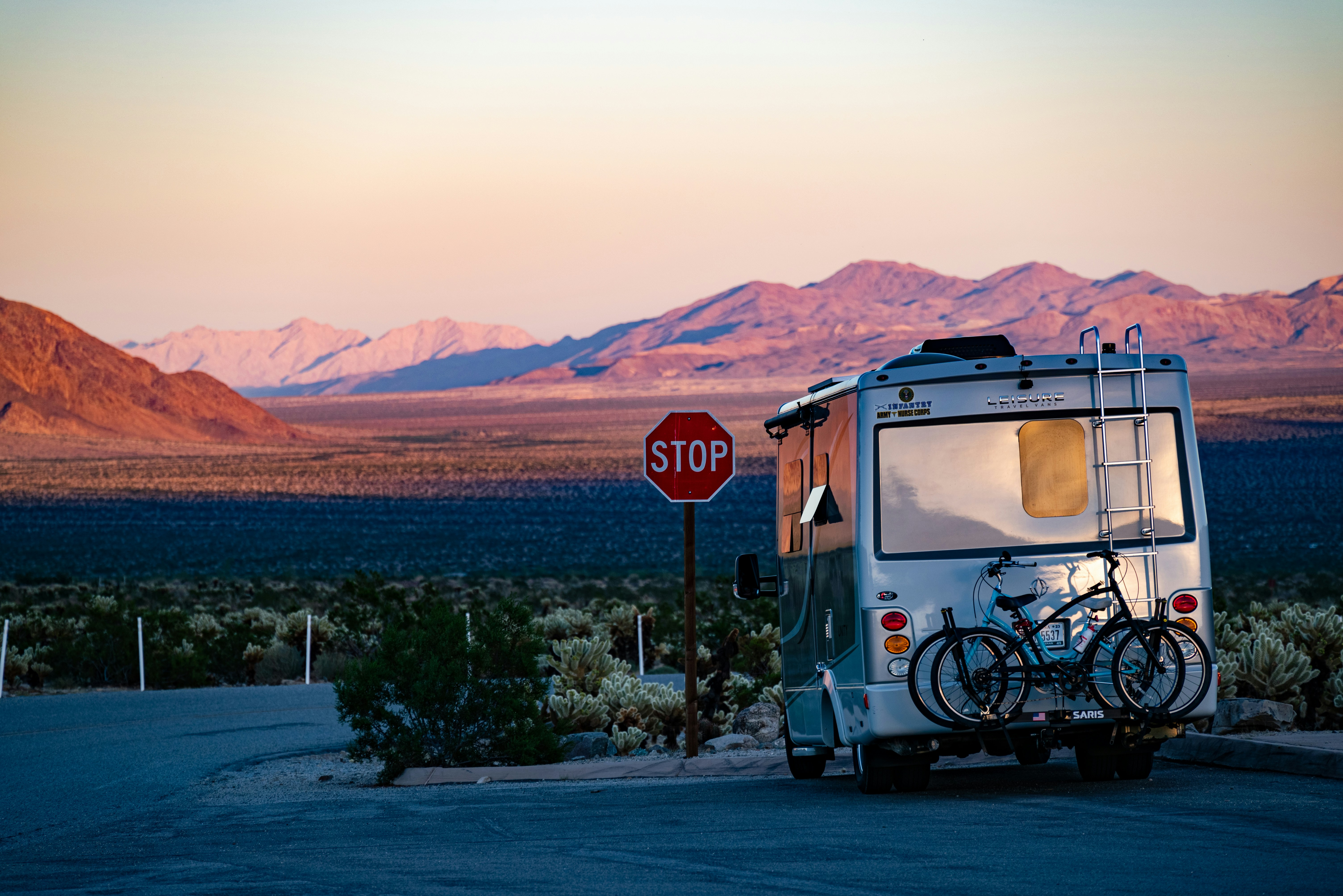 Camper en carretera